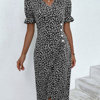 Lisa | Geblümtes Wickelkleid