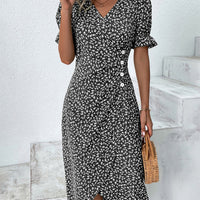 Lisa | Geblümtes Wickelkleid