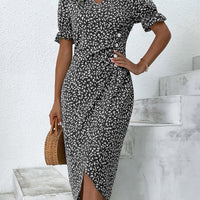 Lisa | Geblümtes Wickelkleid