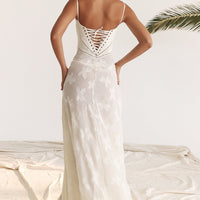 Sadie | Langes ärmelloses Kleid mit klassischem Design