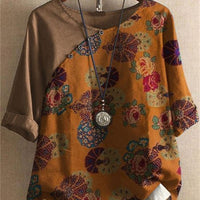 Vivienne | Feminines Kurzarmshirt mit Blumenmuster