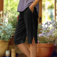 Nam | Casualhose aus Baumwolle und Leinen