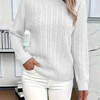 Glenda | Zopfmuster-Strickpullover