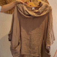 Fatima | Bequemes, lässiges Damen-Top mit Taschen