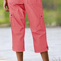 Harper | Lässige Cargohose mit halbhohem Bund und Bundfalten