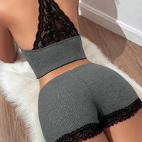 Gloria | Lässiges Zweiteiler-Set mit Waffel-Textur