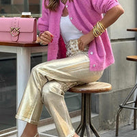 Lilian | Vintage-inspirierter Rosen-Strickpullover