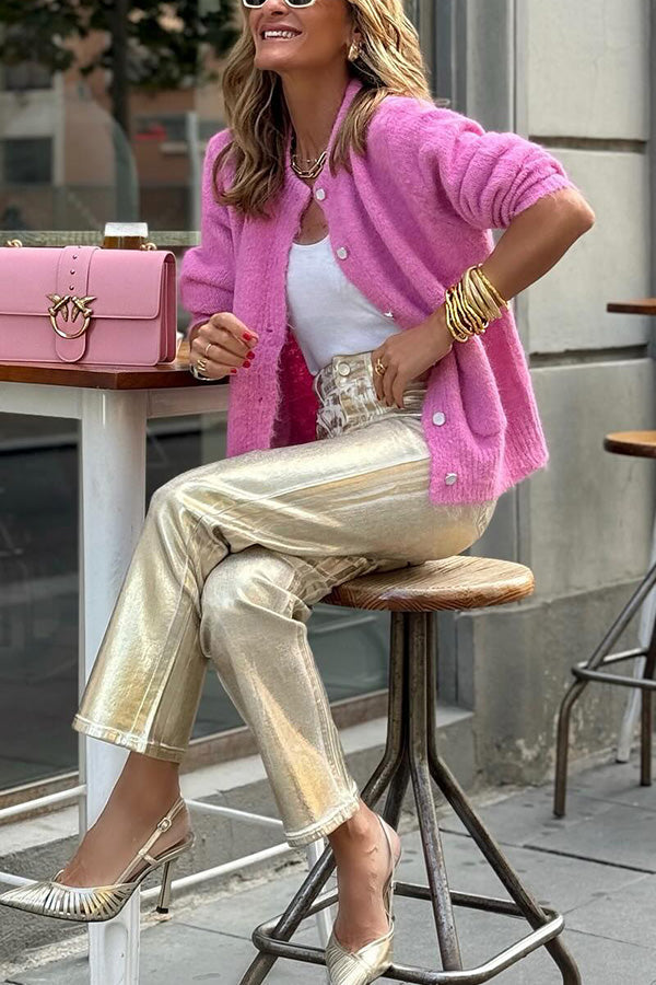 Lilian | Vintage-inspirierter Rosen-Strickpullover