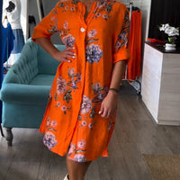 Rosalie | stilvolles Kleid mit auffälligem Blumenmuster für den Sommer