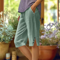 Nam | Casualhose aus Baumwolle und Leinen