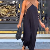 Mandie | Stilvolles rückenfreies Kleid mit Cross-Design