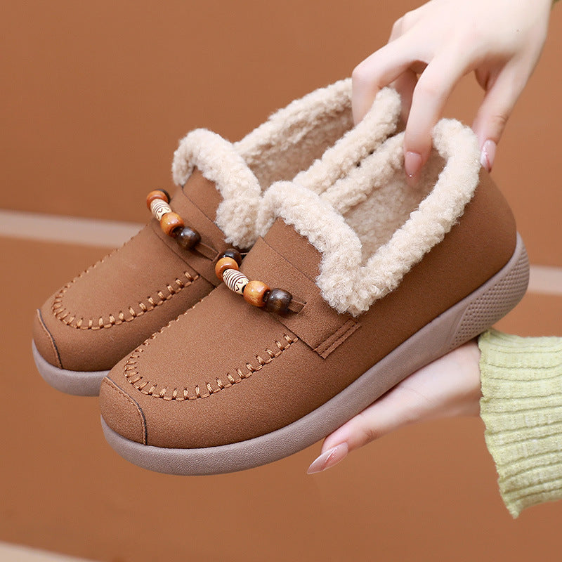 Albira | Bequeme Samtballerinas