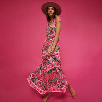 Ella | Blumenmuster-Badeanzug-Set mit eleganter Fliege