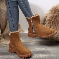 Saria | Damen-Winterstiefel aus Wolle