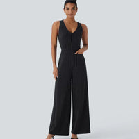 Elle | femininer Jumpsuit mit coolen Streifen für den Alltag