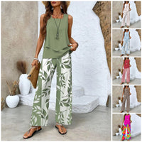 Ratchel | Modisches Damen-Set mit bedrucktem Top und passender Hose