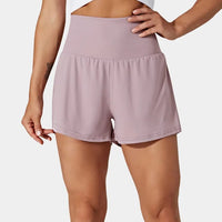 China | Sportliche Shorts mit hoher Taille und fließendem Oberstoff