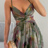 Flor | Luftiges geblümtes Maxikleid