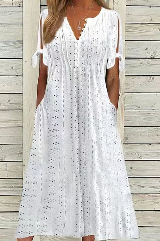 Elani | feminines Kleid mit herzförmigem Ausschnitt