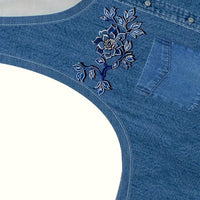 Lauren | zeitloses ärmelloses Kleid aus Kunstdenim für entspannte Tage