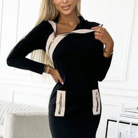 Kamila | Kurzes Damenkleid mit Reißverschluss