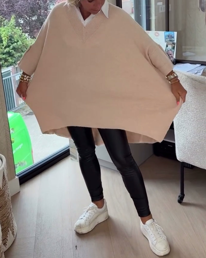 Shaimy | V-Ausschnitt-Pullover