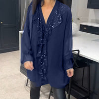 Aurora™ – Elegante Tunika mit Rüschen und Pailletten