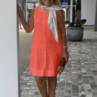 Amie | Luftiges Sommerkleid mit Rundhalsausschnitt