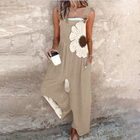 Kyra | Trendiger Overall mit bedruckten Hosenträgern