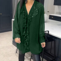 Aurora™ – Elegante Tunika mit Rüschen und Pailletten