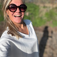 Sam | Stylisches Top mit Kartuschenmuster