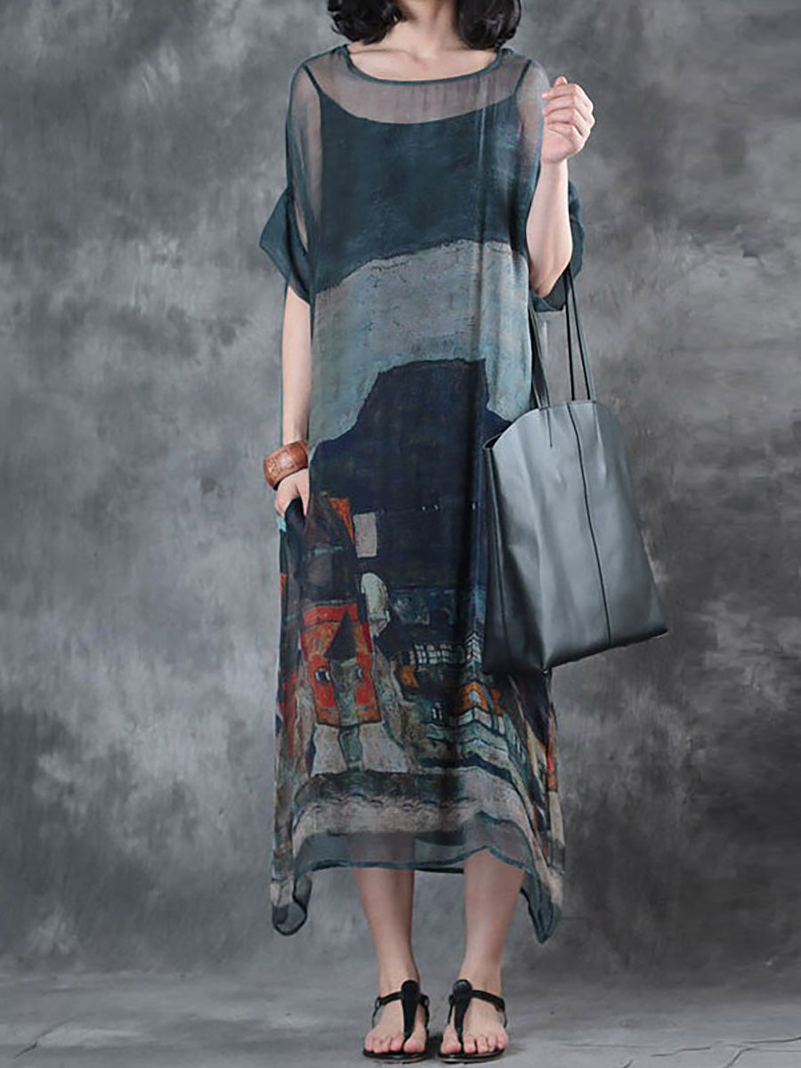 Hanny | Plus-Size Sommerkleid mit Print