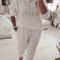 Alise | Damen-Set mit Printbluse und weitem Hosen