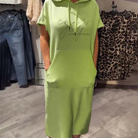 Zelha | Midikleid mit Kapuze