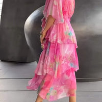 Gloria™ | Luftiges Chiffonkleid mit edlem Look