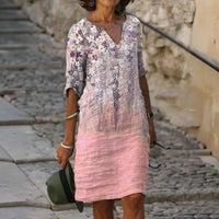 Jianna | feminines Kleid im Vintage-Stil mit Blumenprint