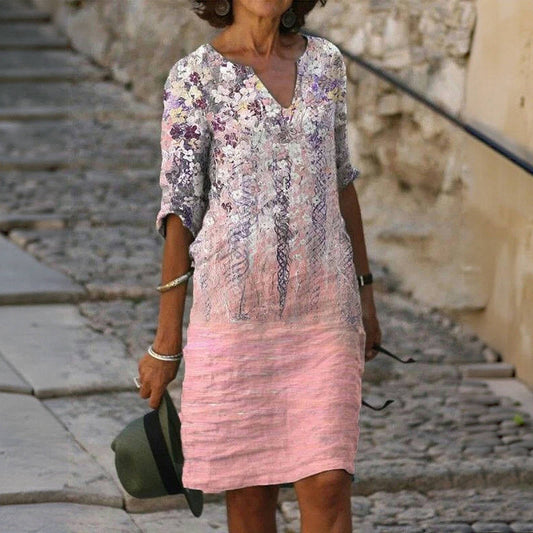 Jianna | feminines Kleid im Vintage-Stil mit Blumenprint