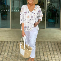 Keziah | stilvolle Bluse im floralen Design