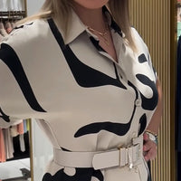 Marceline™ | Elegantes gemustertes Kleid für Damen