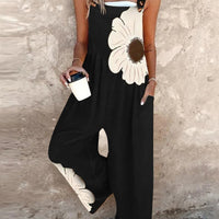 Kyra | Trendiger Overall mit bedruckten Hosenträgern