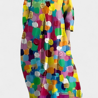 Mae | zeitloses Kleid mit elegantem V-Ausschnitt und bequemer Passform