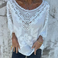 Elize | Besticktes Ausschnitt-Top