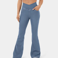 Zaira™ | Hochtaillierte Stretch-Flare-Hose