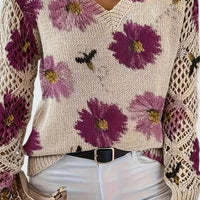 Ariella™ | Modischer Pullover mit eleganten Blütendetails