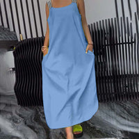 Zuri | Bequemes Kleid mit losem Schnitt und geteilten Trägern