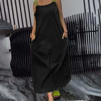 Zuri | Bequemes Kleid mit losem Schnitt und geteilten Trägern