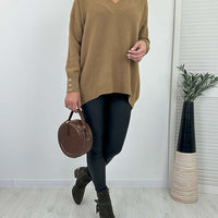 Zoryda | Strickpullover mit V-Ausschnitt