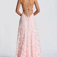 Rosa | Maxikleid mit Spitzendetail