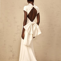 Anelis | Statement-Schleife Meerjungfrau-Maxikleid