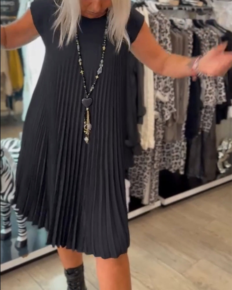 Julissa | Modernes Charme Faltenkleid in A-Linie